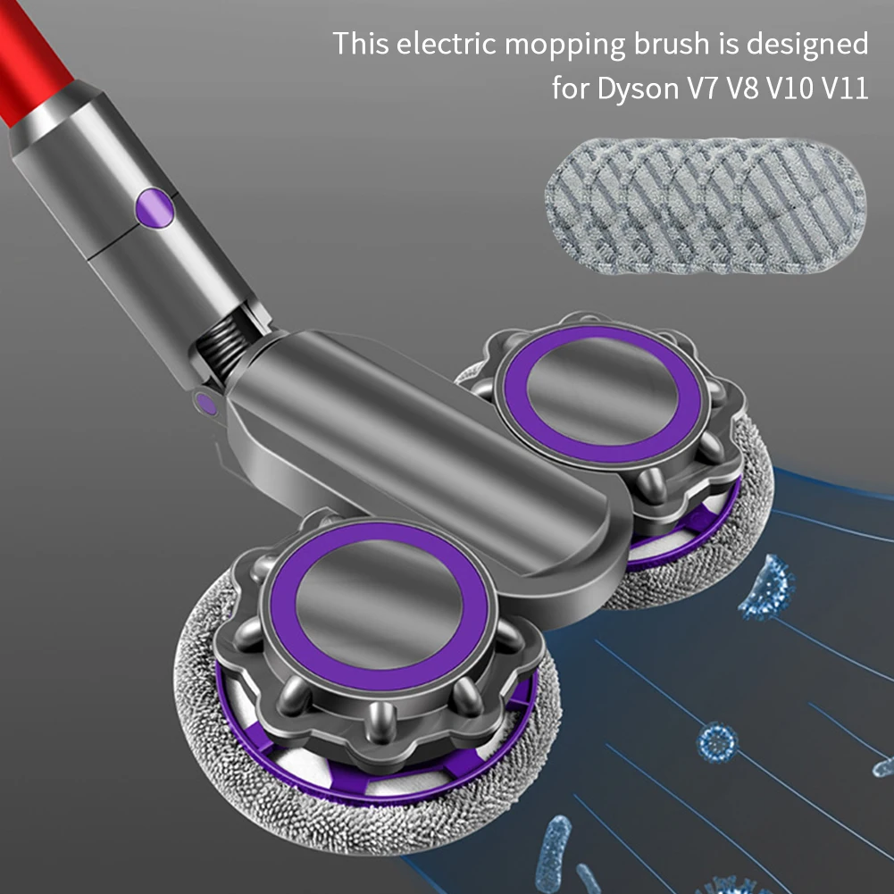 

Vacuum Cleaner Household Floor Sweeping Fluffy Electric Mopping Brush Head Cleaning Cloth Living Room Accessory For Dyson V7 V8