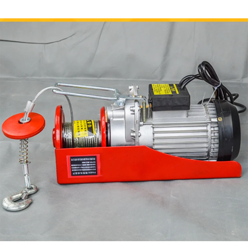 Электрическая лебедка 500/1000 кг подъемная проволочная подвесная машина для крана
