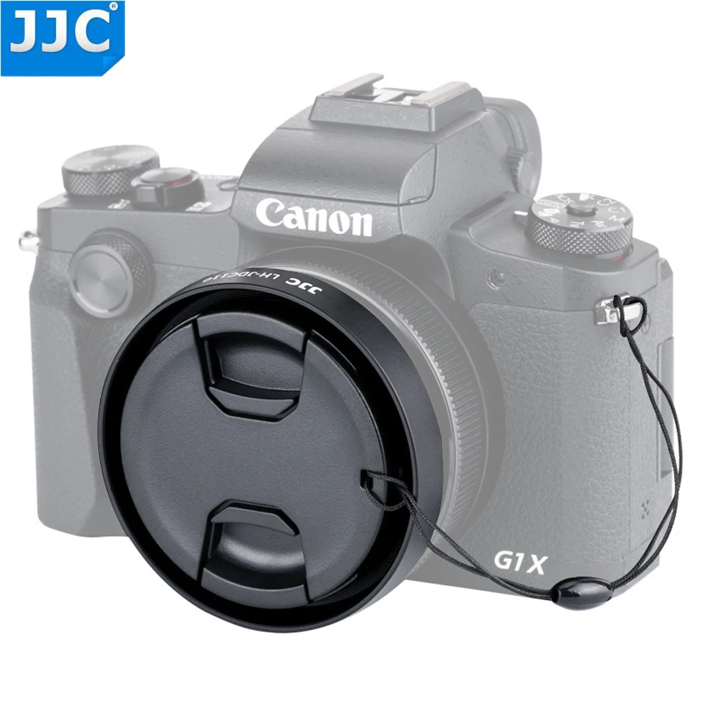 JJC LH JDC110 металлическая бленда объектива камеры для Canon PowerShot G1X Mark III защитная