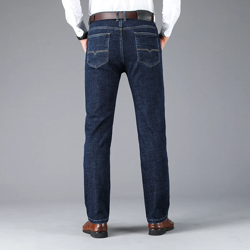 Biker Jeans Homme Pantalon Pants Jean Denim Spijkerbroeken Heren Classic Vaqueros Baggy Fashion Designer High Quality Trousers