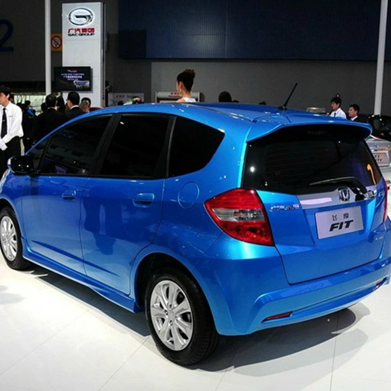Спойлер для Honda Jazz 2008 2013 АБС пластик неокрашенный задний спойлер крышка крыла