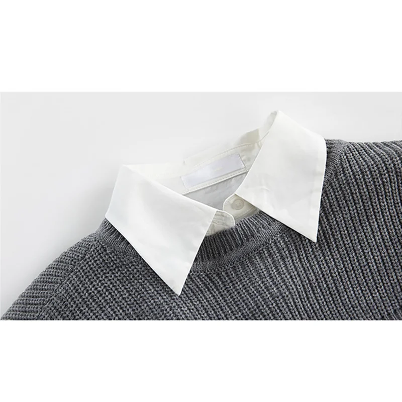 Женский трикотажный Костюм-двойка корейский комплект из двух предметов короткая