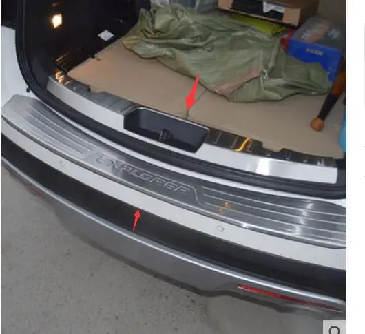 Защитная накладка на задний бампер из нержавеющей стали для FORD Explorer 2013 2014 2015 2016 2017