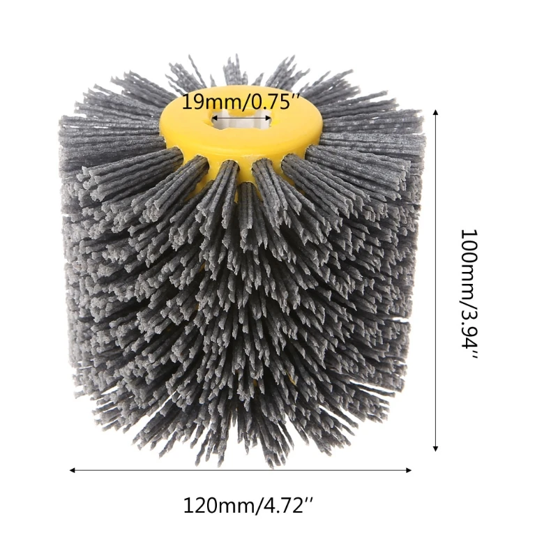 Deburring Abrasive Wire Drawing Round Brush Head Polishing Grinding Buffer Wheel | Инструменты