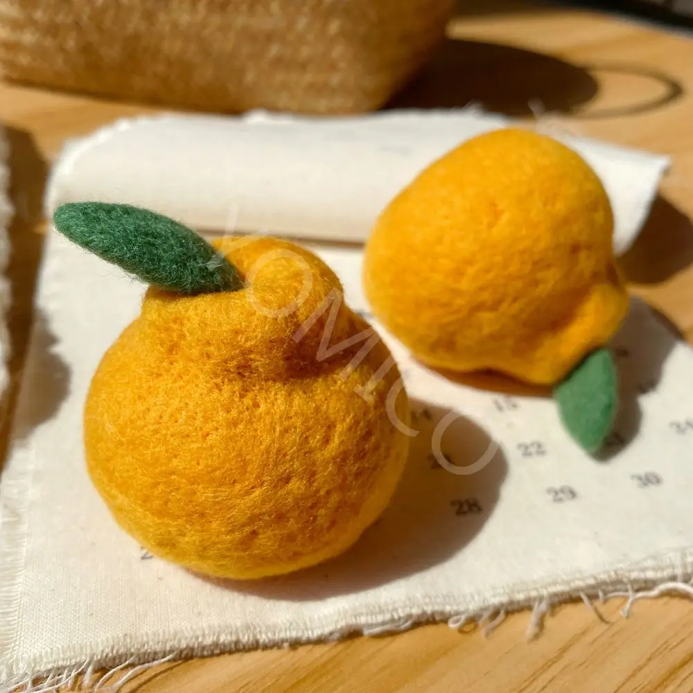 Non-Finished YOMICO Fruit DIY Custom Handmade Needle Kit Wool Felting Toy Doll Material Accessory Decor Gift | Дом и сад