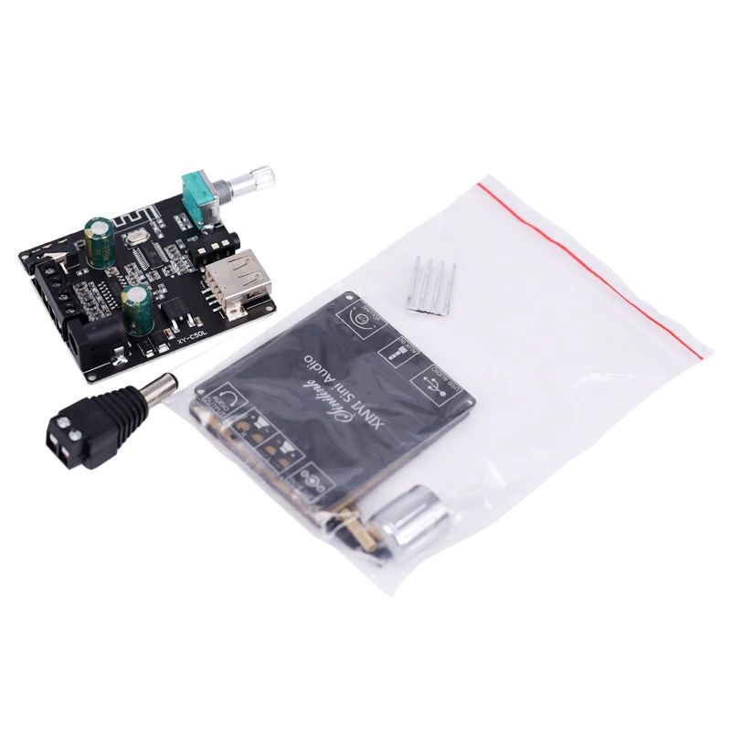 Audio Speakers DIY Bluetooth 5.0 High Power Digital Amplifier Stereo Board AMP Amplificador AUX 3.5mm USB sound card | Электроника