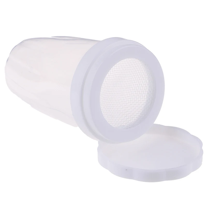 

Бытовые Пластиковые прозрачные зернистость, сахарный порошок, мука, порошок, какао, кофе, сито, шейкеры, инструменты для выпечки