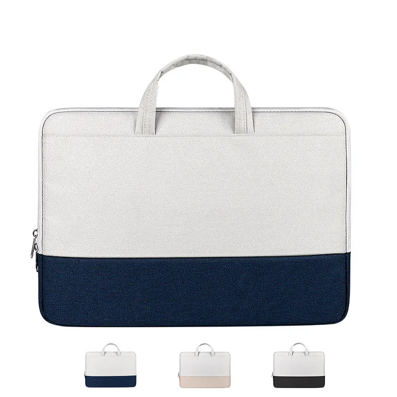 

New Waterproof Handbag With Inside Compartment Laptop Bag 13.3 14 15.6 Inch Notebook Case Sleeve For Macbook M1 Xiaomi Briefcase