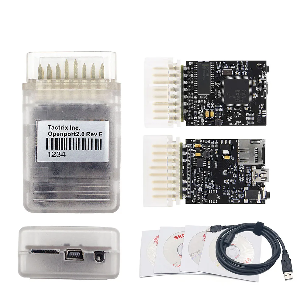 Автомобильный инструмент для вспышки ECU Tactrix с открытым портом 2 0 J2534 полный чип