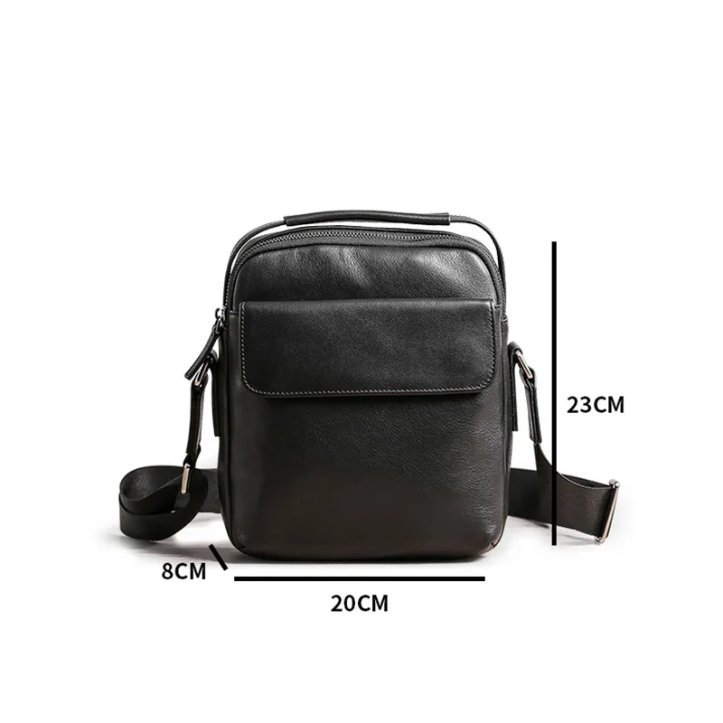 

AETOO Men's leather shoulder bag, soft leather fashion trend casual men's bag, first layer cowhide men's diagonal bag