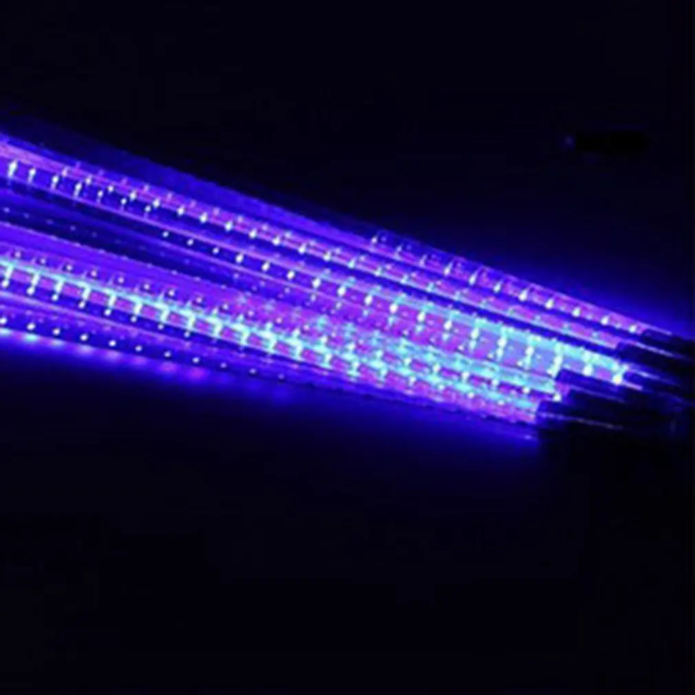 

2pcs 30cm With PLug UK 110V Outdoor waterproof Christmas meteor shower lamp blue patch