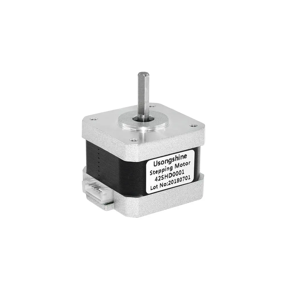 

42SHD0001 Nema 17 Stepper Motor 4-lead Bipolar 34mm 12V 1.5A 26Ncm 1m Wire CE CNC Laser and 3D Printer Motor 3D Printer Part