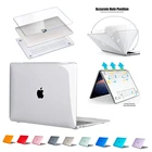 Чехол для ноутбука Apple Macbook Air Pro 11 13 15 16 Retina M1 Chip 2020 2021 Touch Bar ID кристально чистый жесткий чехол