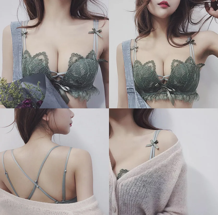 Привлекательное нижнее белье с перекрестной спинкой Привлекательный