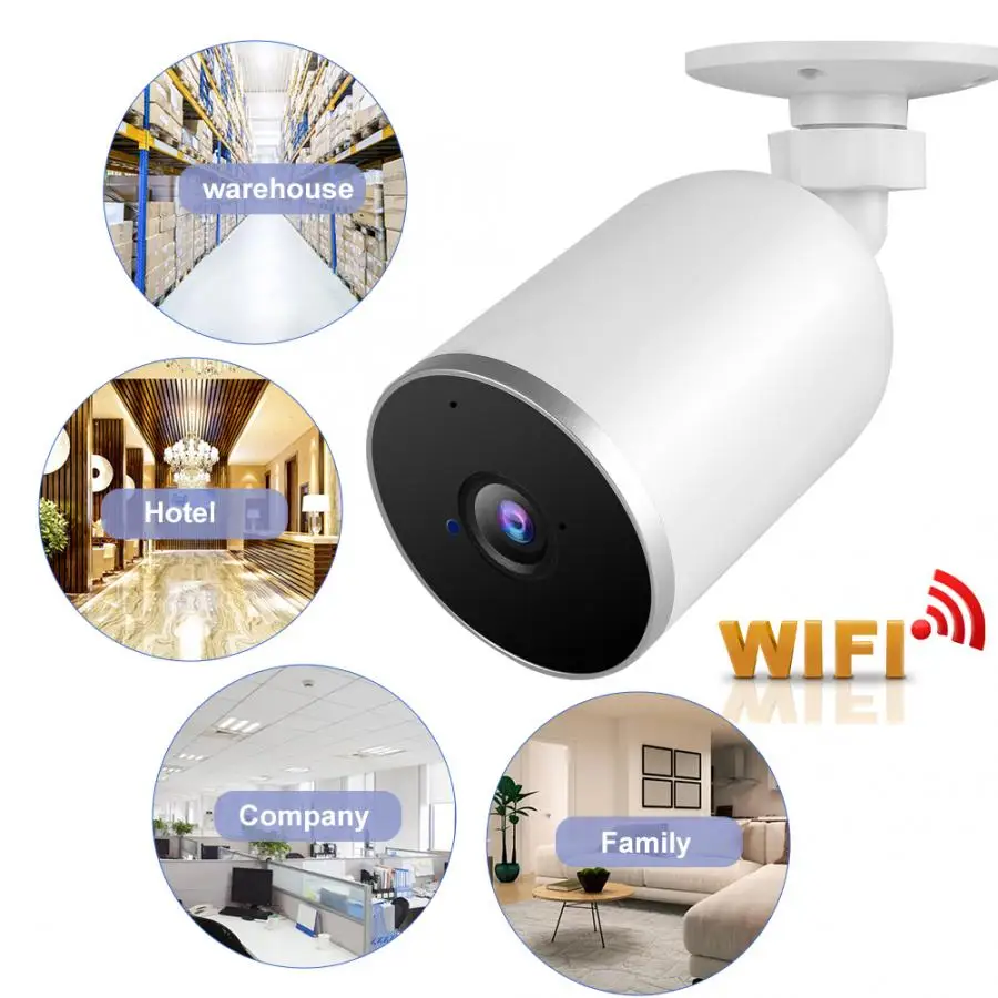 Tuya WiFi IP камера 1080P IR Домашняя безопасность наружная двухсторонняя аудио 100-240V камера безопасности