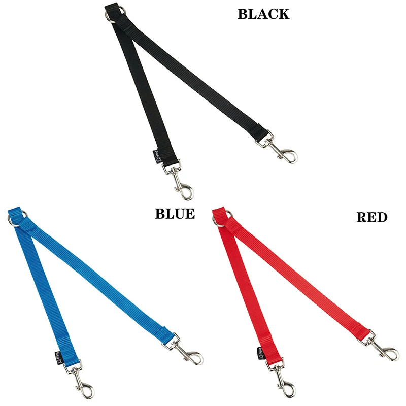 Поводок 2 в 1 для собак и прогулок полиэстеровый сцепчик домашних животных