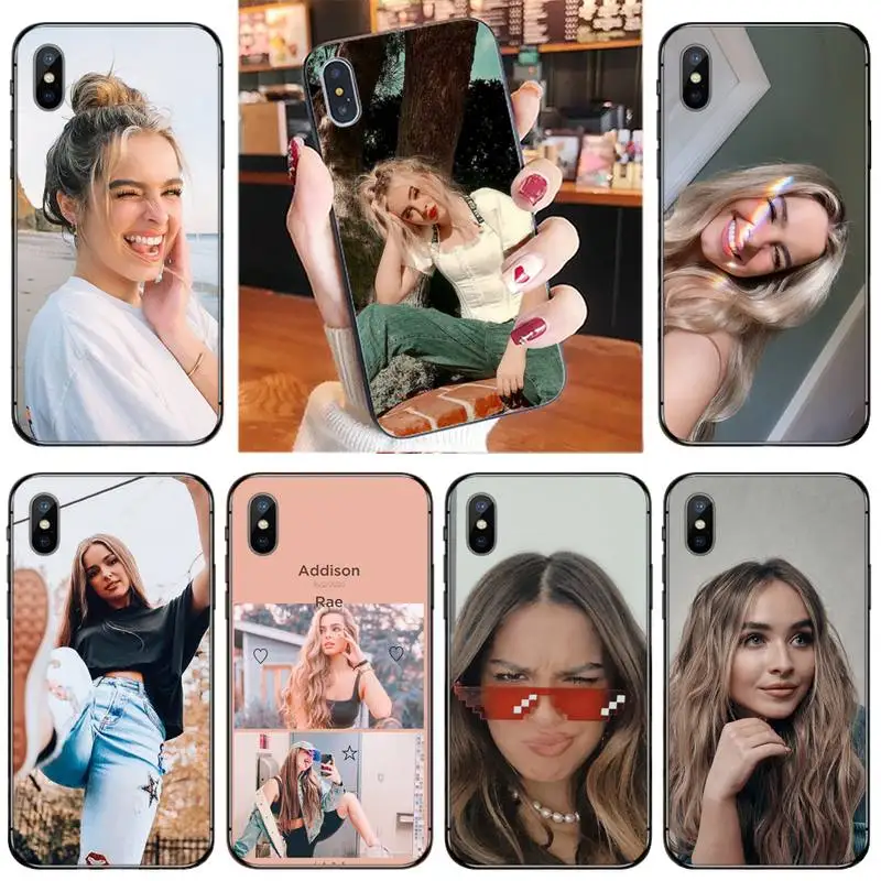 Addison Rae Star чехол для iPhone 11 12 pro XS MAX 8 7 6 6S Plus X 5S SE 2020 XR|Бамперы| |