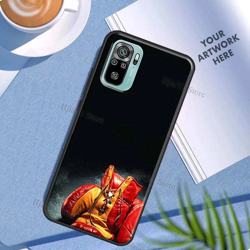 Боксерские перчатки для Xiaomi Redmi Note 11 10 9 8 Pro 9S 10S чехол телефона 9A 9C 9T | Мобильные