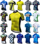 Велосипедные рубашки с коротким рукавом, лето KEYIYUAN для мужчин занимающихся велоспортом, велосипедные топы, спортивная одежда для шоссейных горных велосипедов, Maglia Ciclismo Uomo