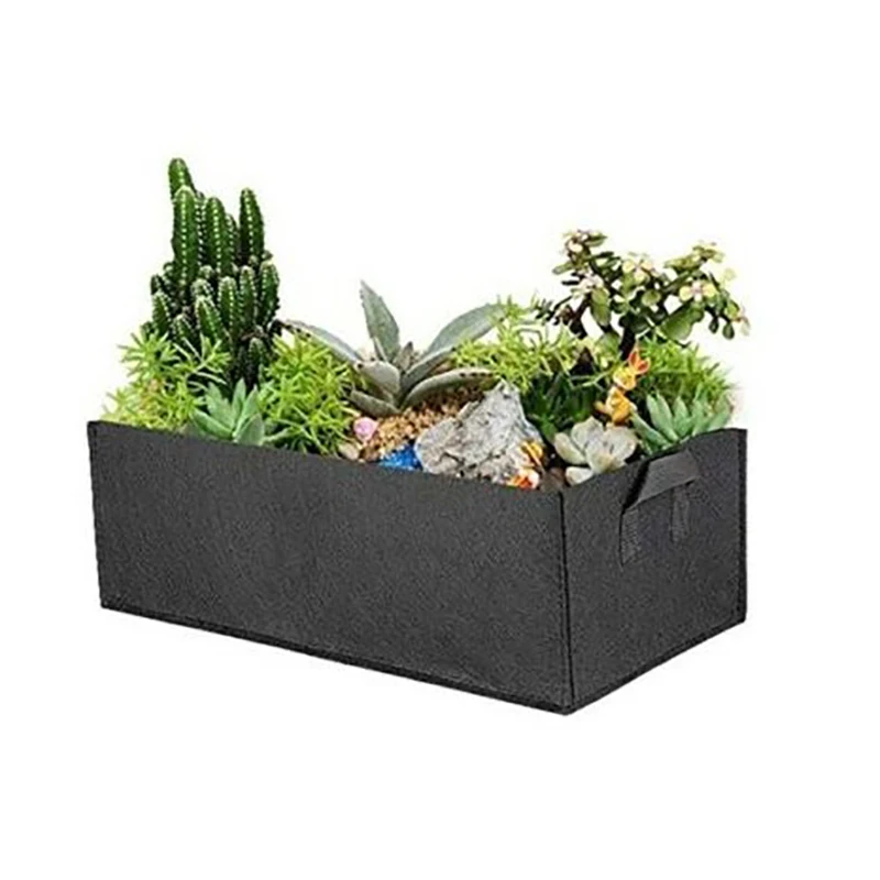 Садовые пакеты для выращивания растений прямоугольные горшки из нетканого