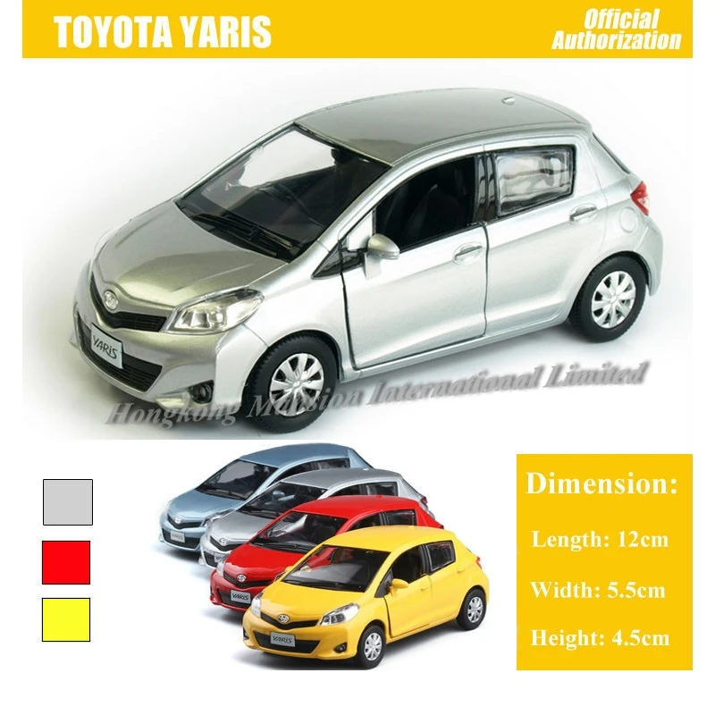1:36 весы для TOYOTA Yaris литья под давлением сплав металла автомобиль коллекция моделей вытяните назад игрушки автомобиль