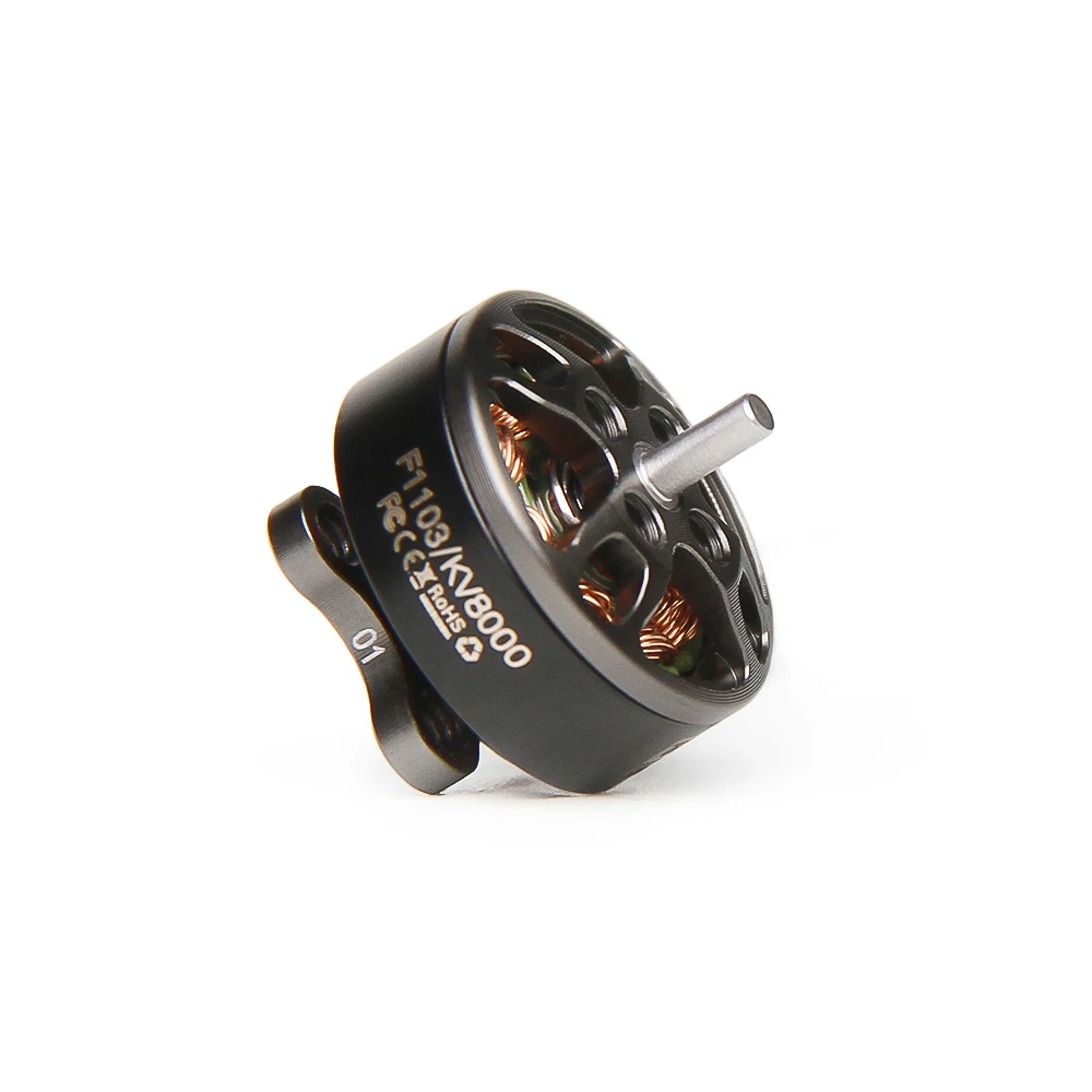 T мотор F1103 KV8000 KV11000 мощный гладкий бесщеточный двигатель для FPV 110 мм авиационная