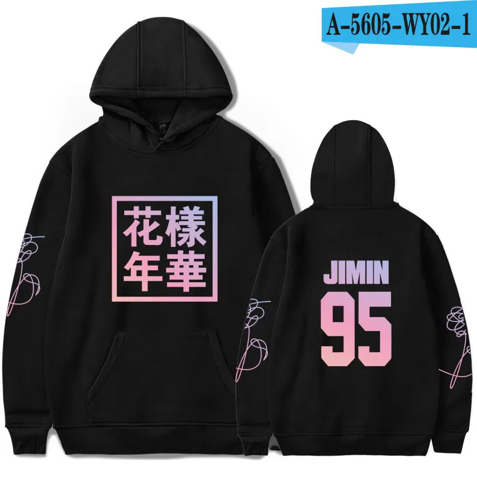 Black Bangtan мальчики Young Forever унисекс Толстовка JIMIN J-HOPE JUNG KOOK Толстовка suga для женщин фанаты Kpop одежда в стиле хип-хоп - Цвет: Black