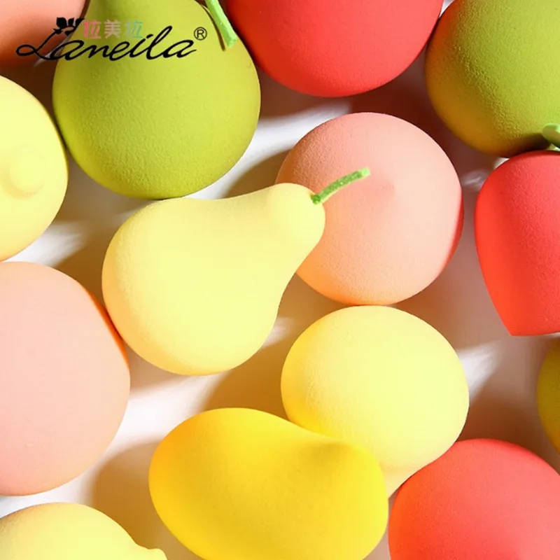 

Makeup Sponge Professional Cosmetic Puff For Foundation Concealer Cream Make Up Soft Cute Fruit Dry And Wet Dual Use Sponge