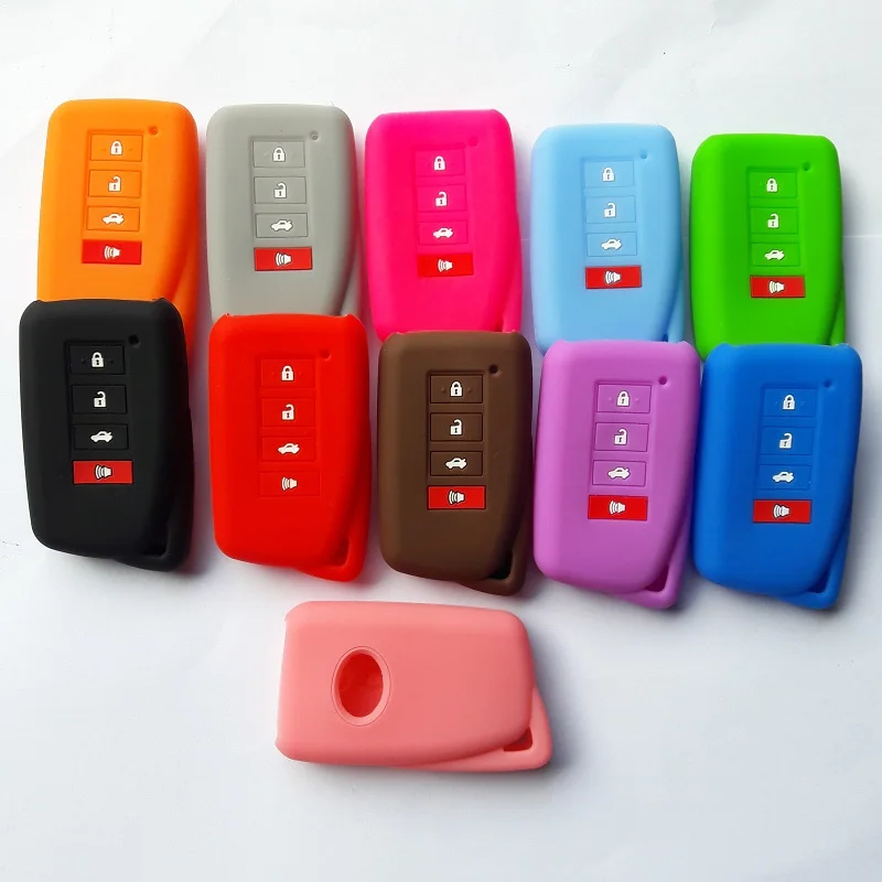 4 кнопки силиконовый чехол для ключей от машины крышка Lexus смарт ключ держатель NX