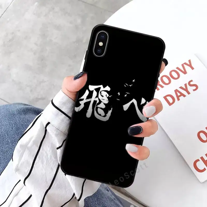 

Volleyball Haikyuu Hinata attacks Anime Phone Cases for iPhone 11 12 mini pro XS MAX 8 7 6 6S Plus X 5S SE 2020 XR