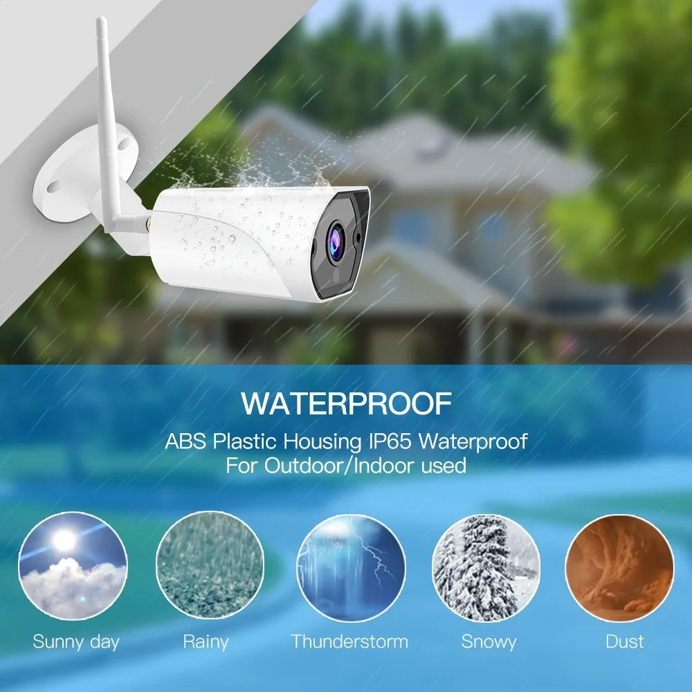 Уличная IP камера Vstarcam 2 МП 1080P HD беспроводная Wi Fi ночного видения с датчиком