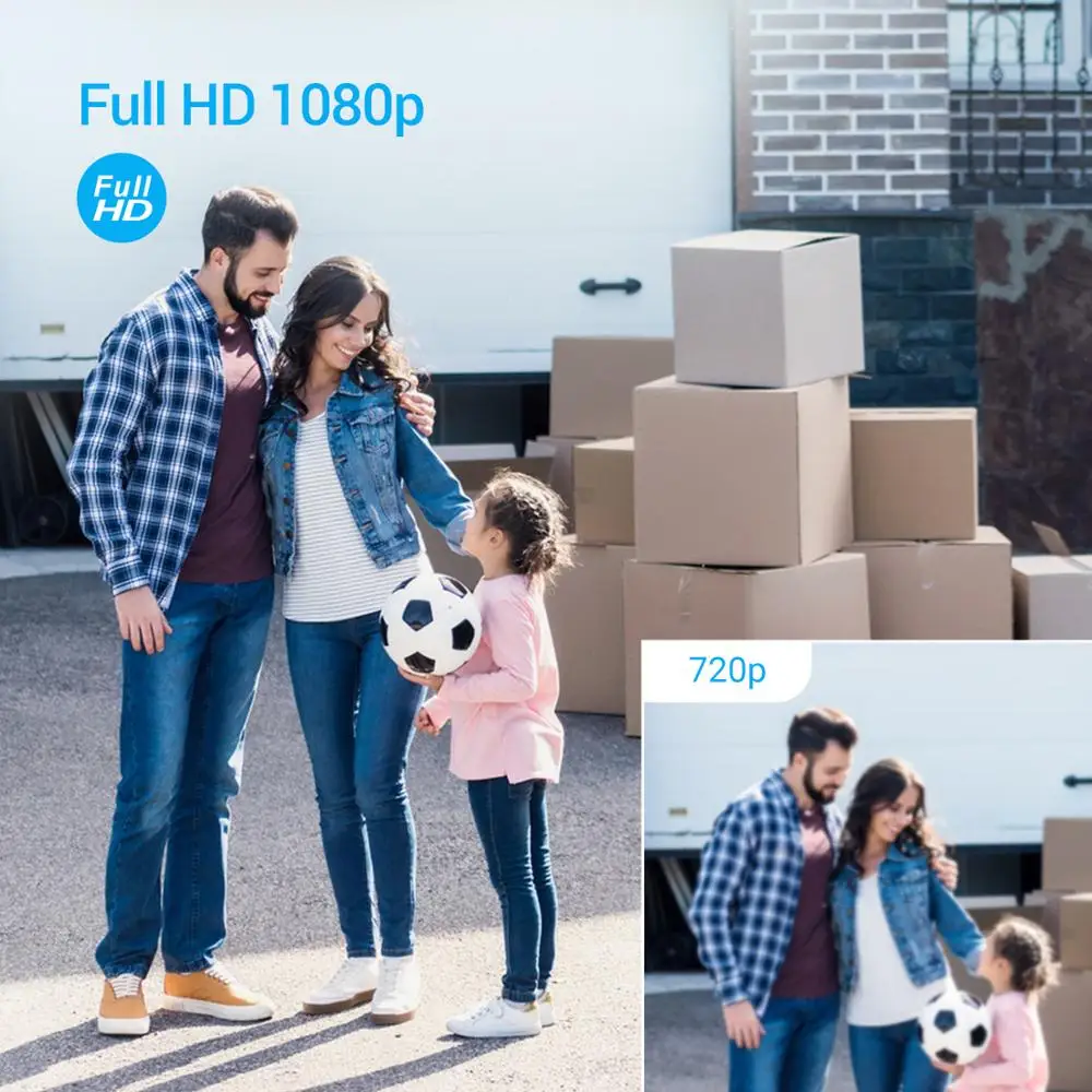 Камера домашняя EZVIZ CTQ2C 1080p 2 4G Wi-Fi Full HD двусторонняя связь ночное видение до 10 м |