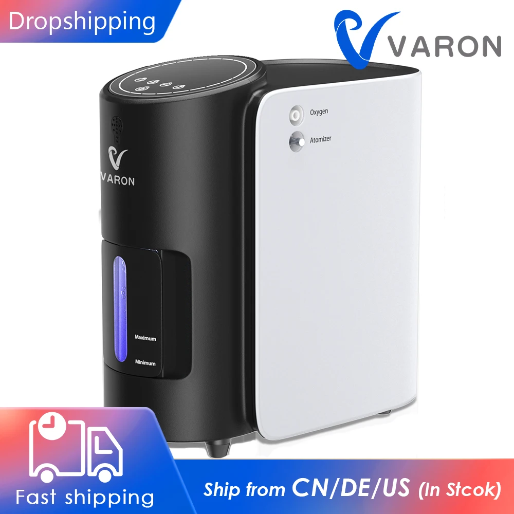 

VARON 1L-7L/Min Oxygen Concentrator Household 2 In 1 Oxygen Production + Atomization Oxygen Generator Machine In Stock AC 110V