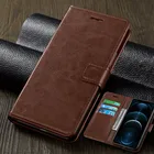 Чехол-книжка для iphone 12, 13 mini, 11 pro, xs max, se 2020, магнитный, с подставкой