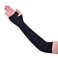 arm sleeves ice silk sunscreen sleeves long gloves sun uv outdoor sports cycling cuff arm warmer half finger breathable