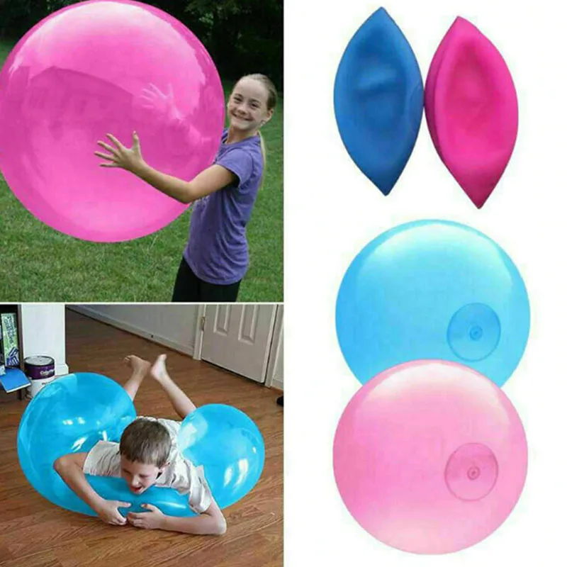 

TPR Children Toy Bouncy Ball Oversized inflatable Ball Water Injection Bubble ball Wubble Bubble Ball Creative Toys