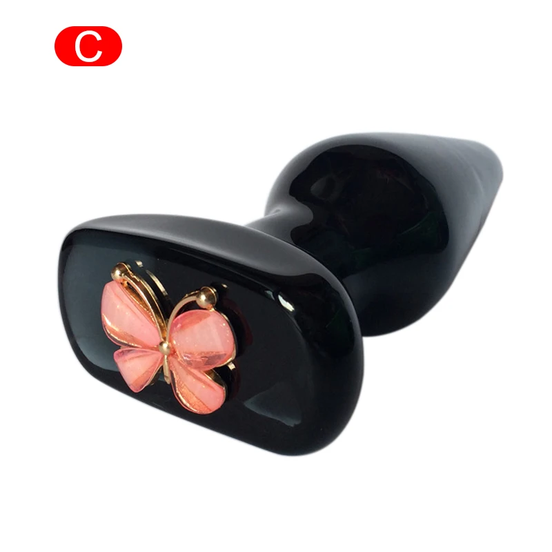 Хрустальная Анальная пробка мастурбатор реалистичный фаллоимитатор женские