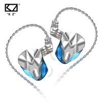 kz asf earphones 10 ba units hifi bass in ear monitor balanced armature headset noise cancelling earbuds sport