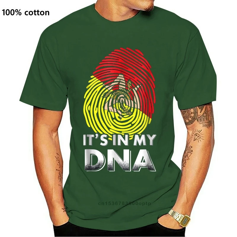 

New Cool Man Sicilia It's in My Dna Cotton T-shirt Funny Tee