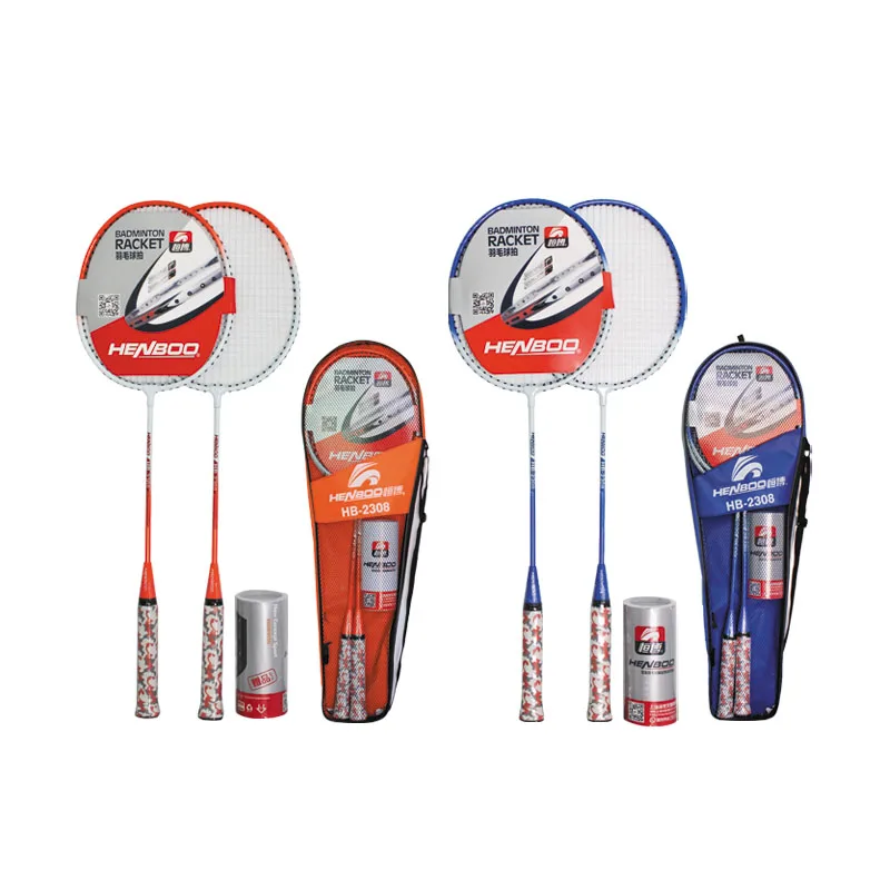 HENBOO Badminton Racket Set Family Double Professional Titanium Alloy Lightest Durable Standard 2308 | Спорт и развлечения