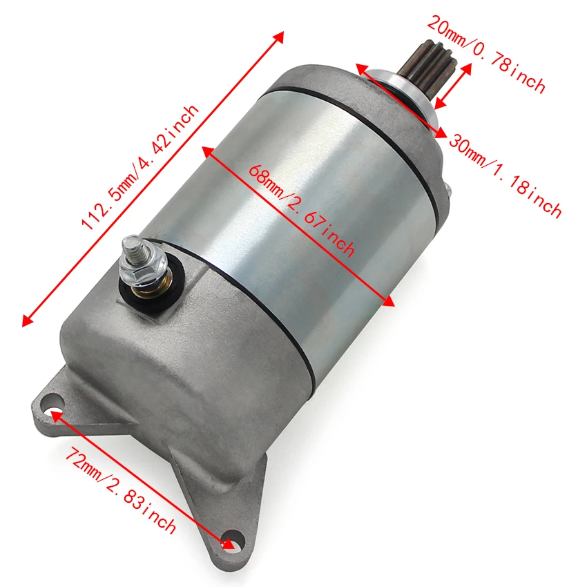 

Motorcycle Starter Motor For Yamaha XV400 Virago XV500 XV500K XV535 XVS400 Drag Star XVS400C Classic 22U-81800-60 4VR-81800-00