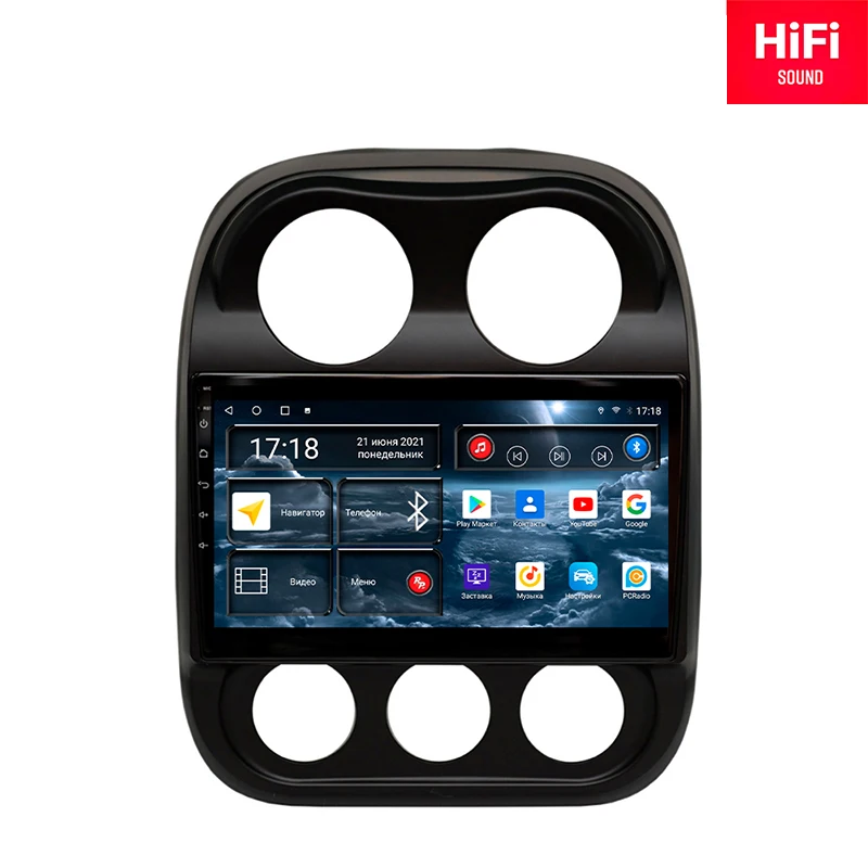 

Car DVD head unit redpower 75316 hi-fi for Jeep Compass 1-generation restyling (07.2011-12.2015)
