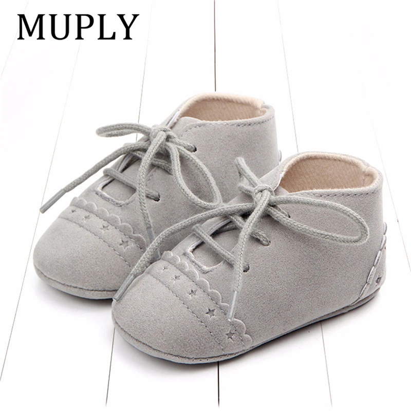 Hot Newborn Baby First Walk Shoes Girl Boy Soft Nubuck Leather Prewalker Anti-slip Moccasins Footwear Toddler |
