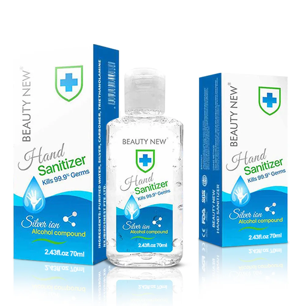 In Stock!70ml Hand Sanitizer Effective Disinfection Portable Cleaner Soaps Disposable Rinse alcool gel |