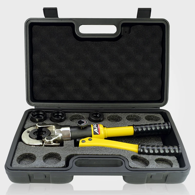 Гидравлические Зажимные инструменты Pex AG-132TH для подключения PEX фитинги PB трубы медные AL со штампами TH16, 20,26 и 32 мм