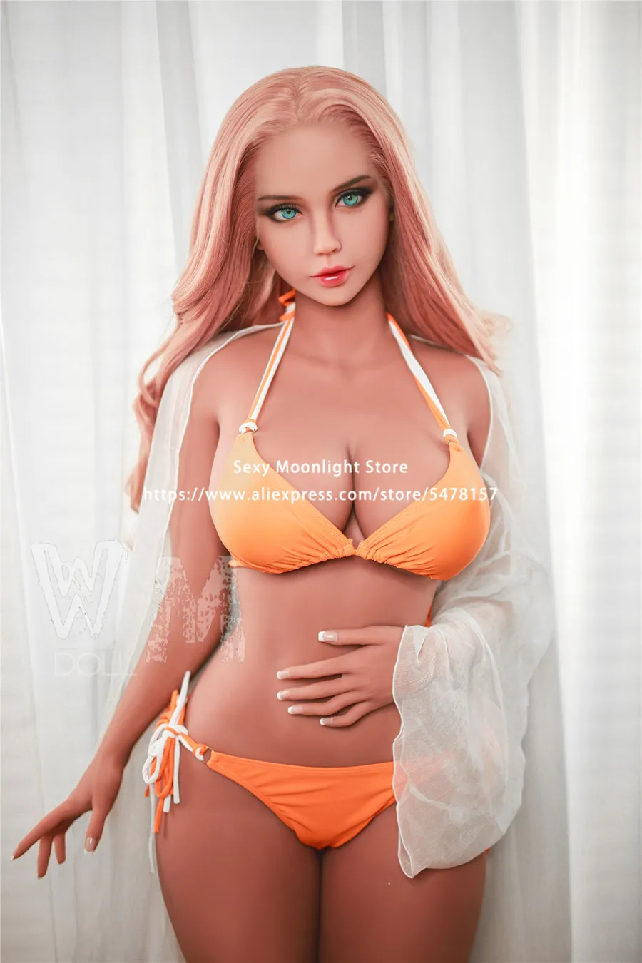 WM 156cm Full Size Silicone Sex Dolls Big Breast Tight Vagina Toys for Men Real Adult Tpe Skeleton Love Doll |