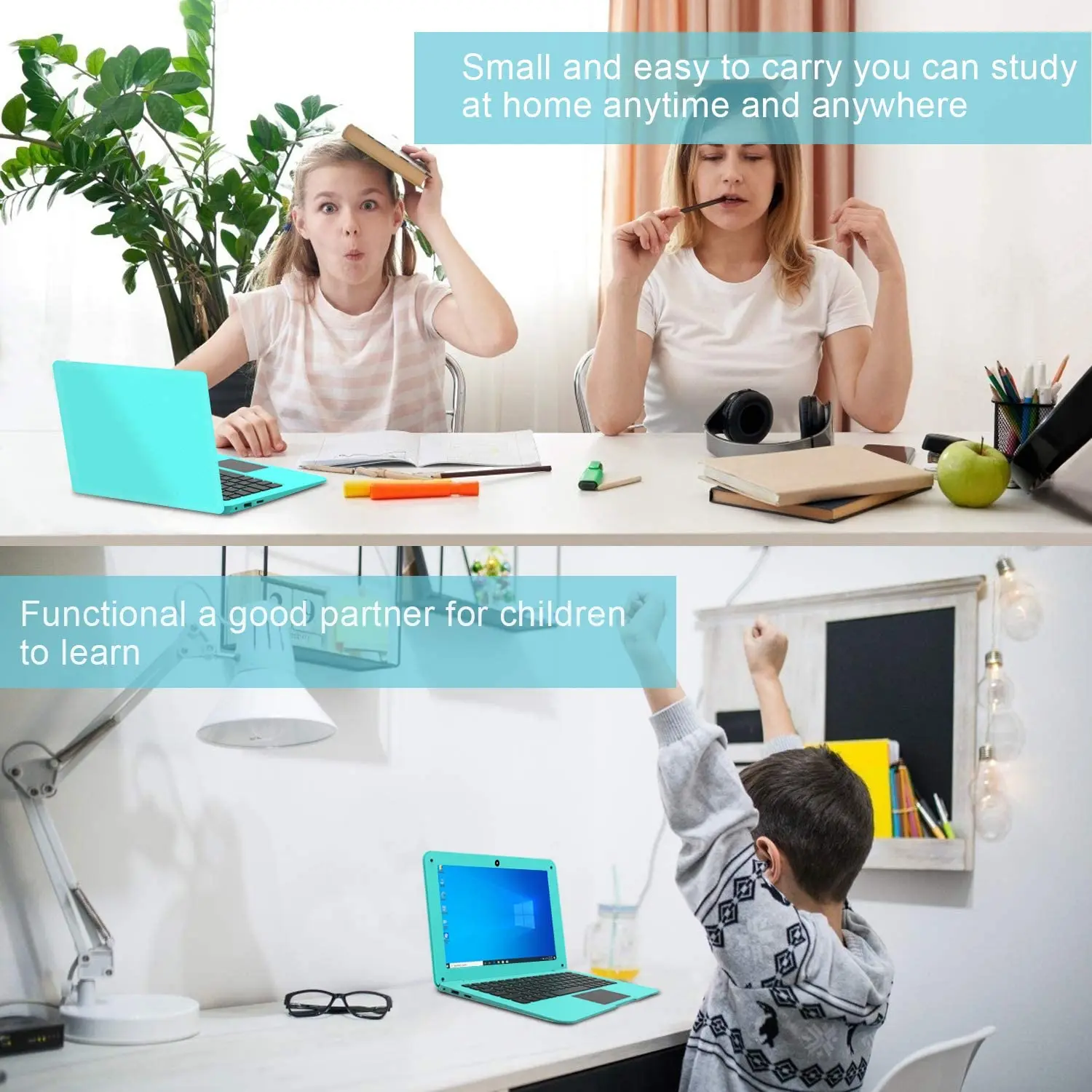 

2021 Netbook New 10.1 inch Hd Lightweight and Ultra-Thin 4GB+64GGB Lapbook Laptop Intel Z8350 64-Bit Quad Core Netbook