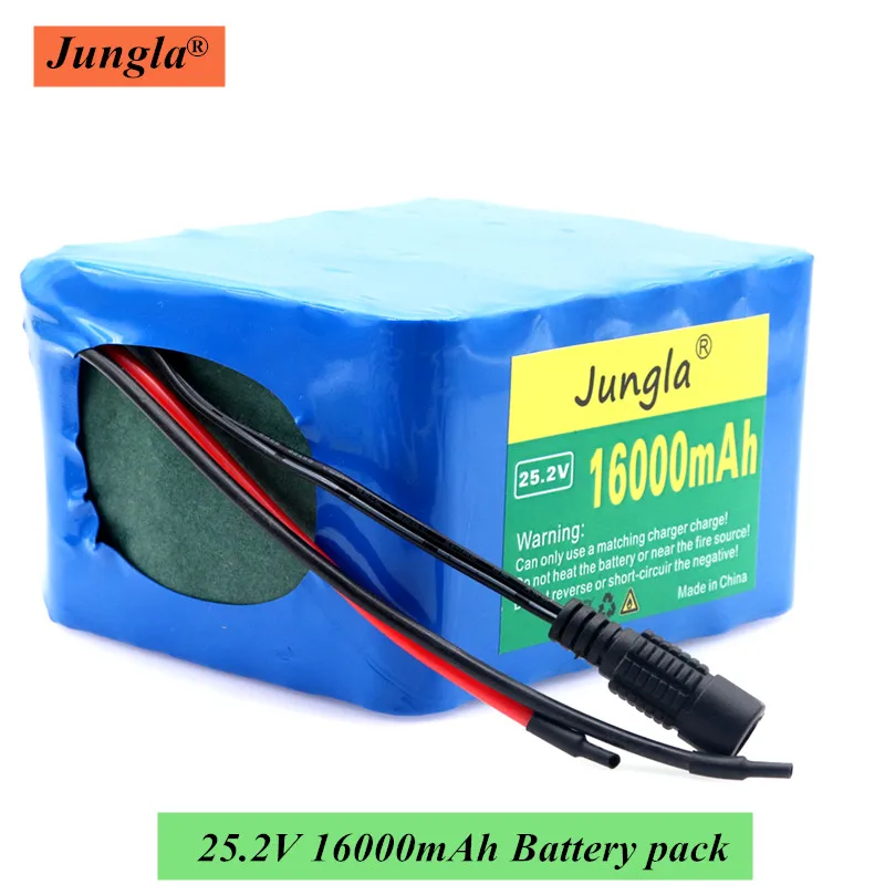 2020 Jungla 24V Батарея пакет 6s5p 25 2 v 16000Ah 18650 Перезаряжаемые подходит для электрического