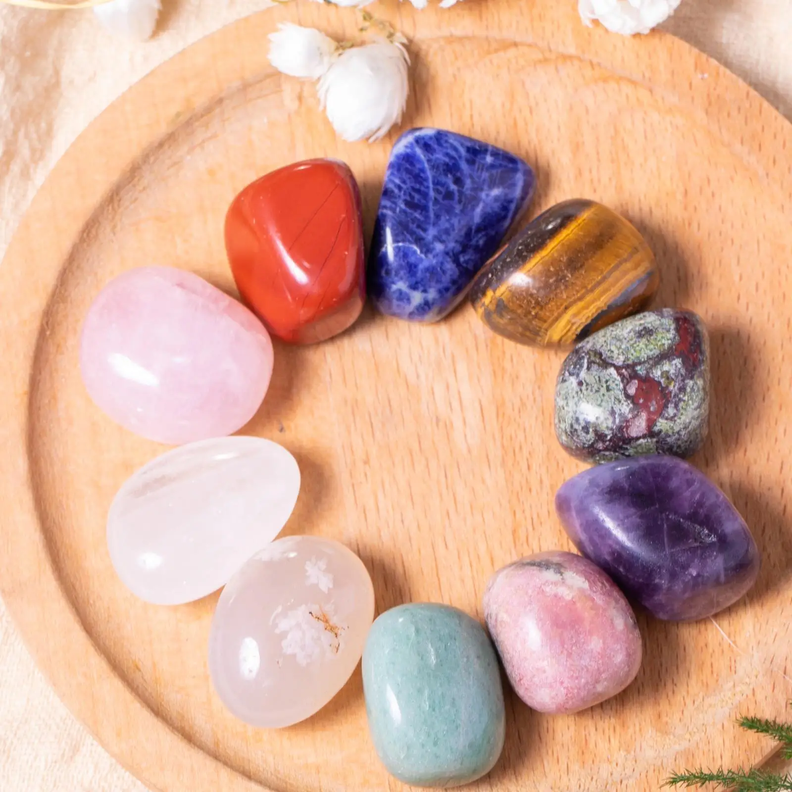 Natural Assorted Color Crystals Tumbled Stone Polished Crafts Semi-Precious Chakra Healing for Meditation and Yoga |