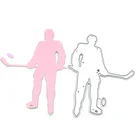 Металлические высечки для хоккея Julyarts Play, инструменты для скрапбукинга, скрапбукинга, фотоальбом, декоративное тиснение, бумажные открытки для творчества
